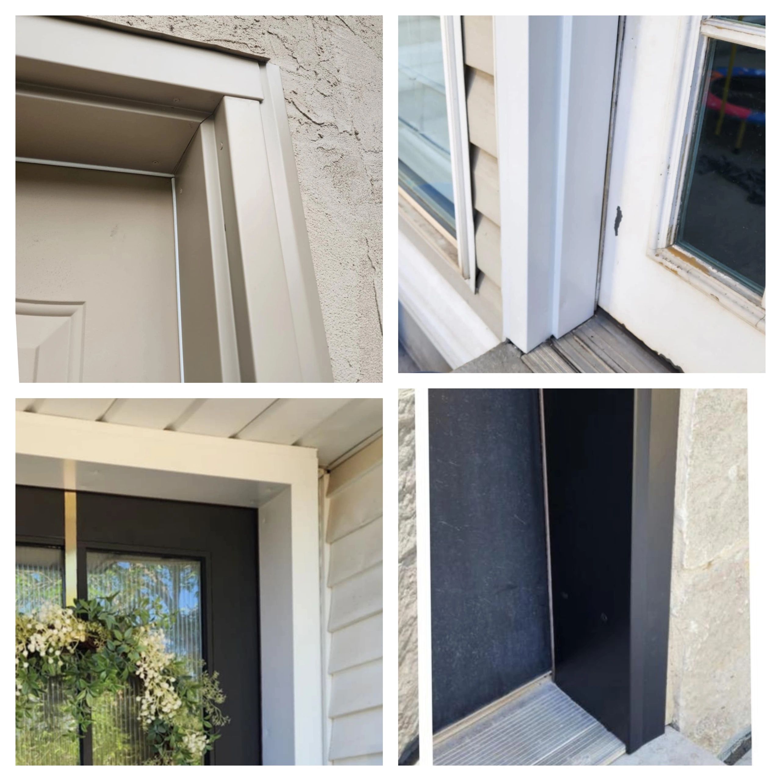 Door trim wrap stainless steel modern home